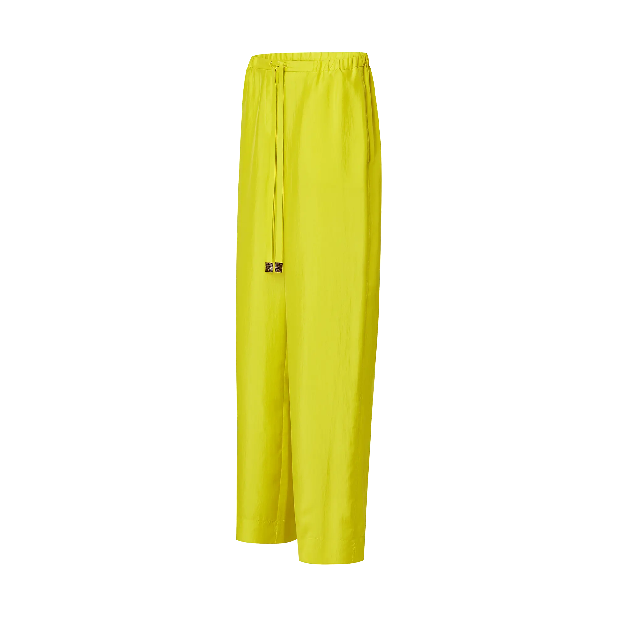 Chartreuse Silk Pajama Pants