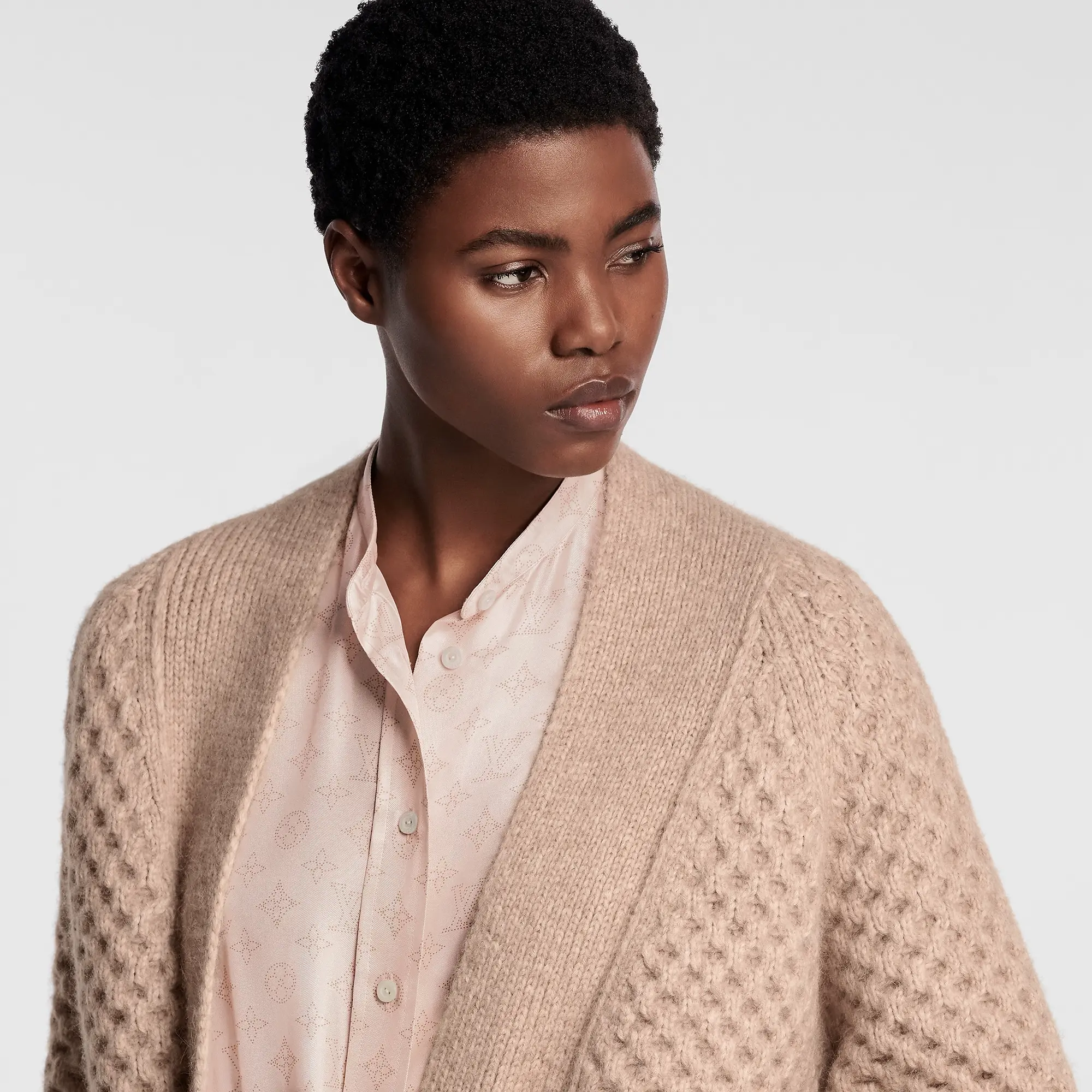 Honeycomb Knit Cardigan