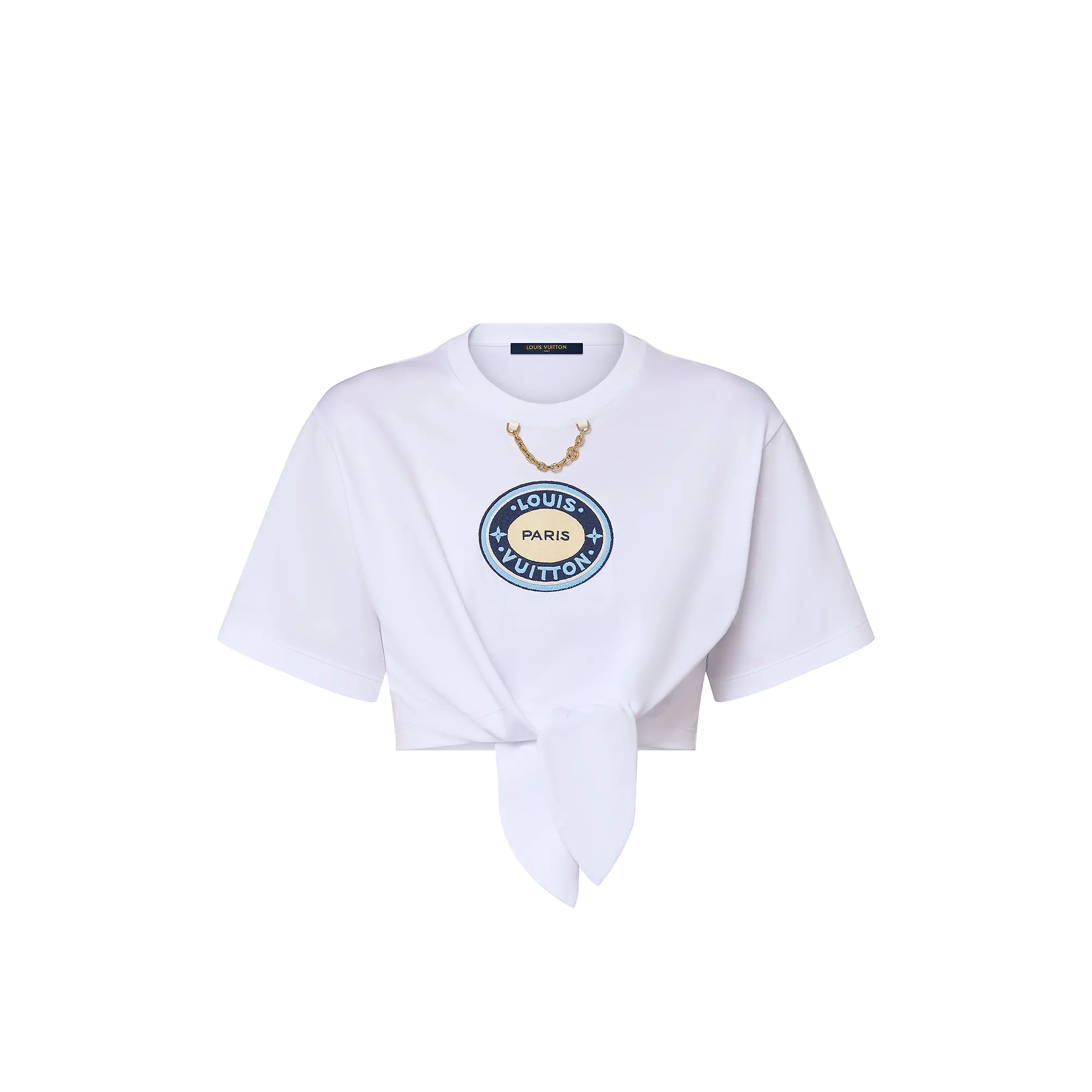 LV Patch Self-Tie T-Shirt