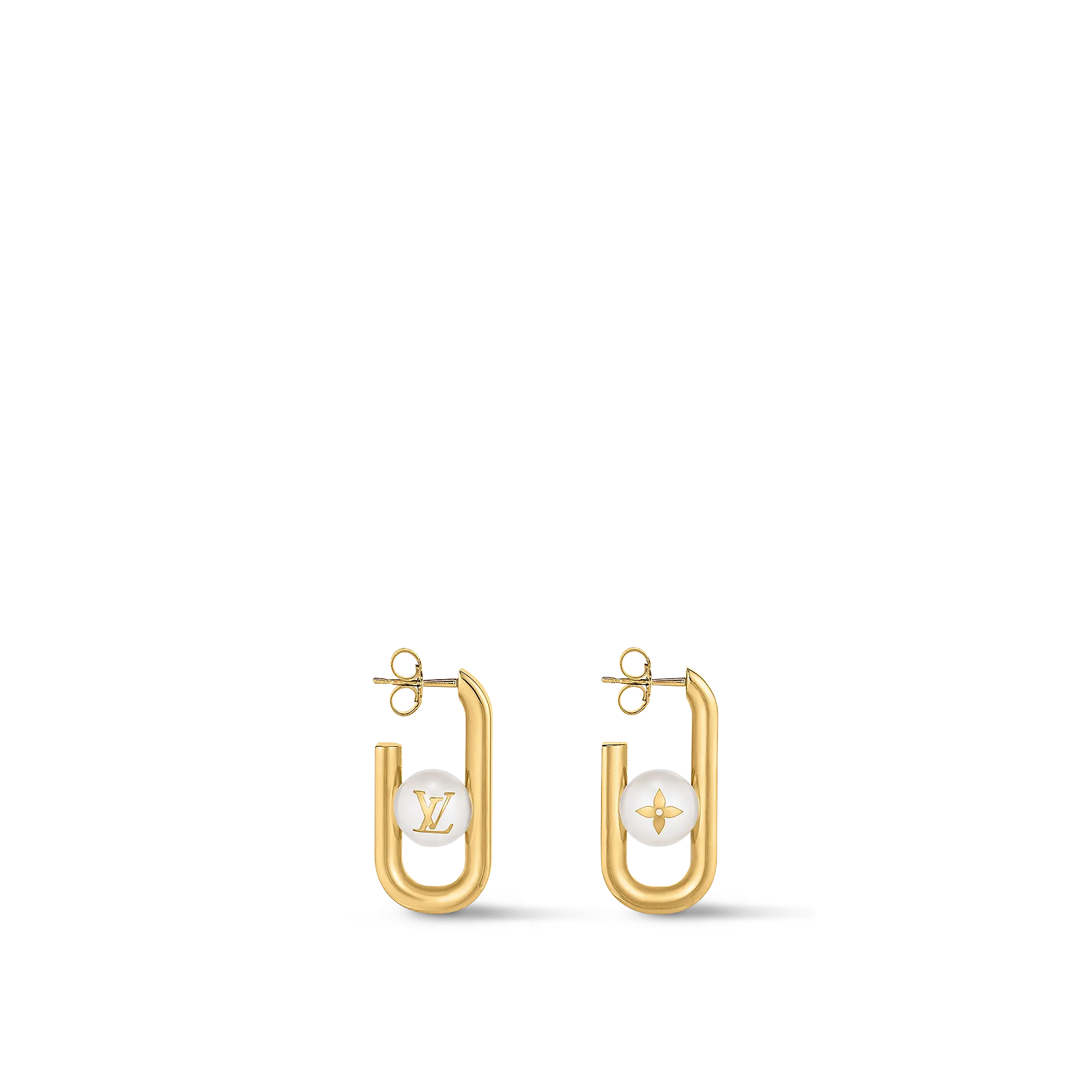 My LV Chain Pearls Earrings