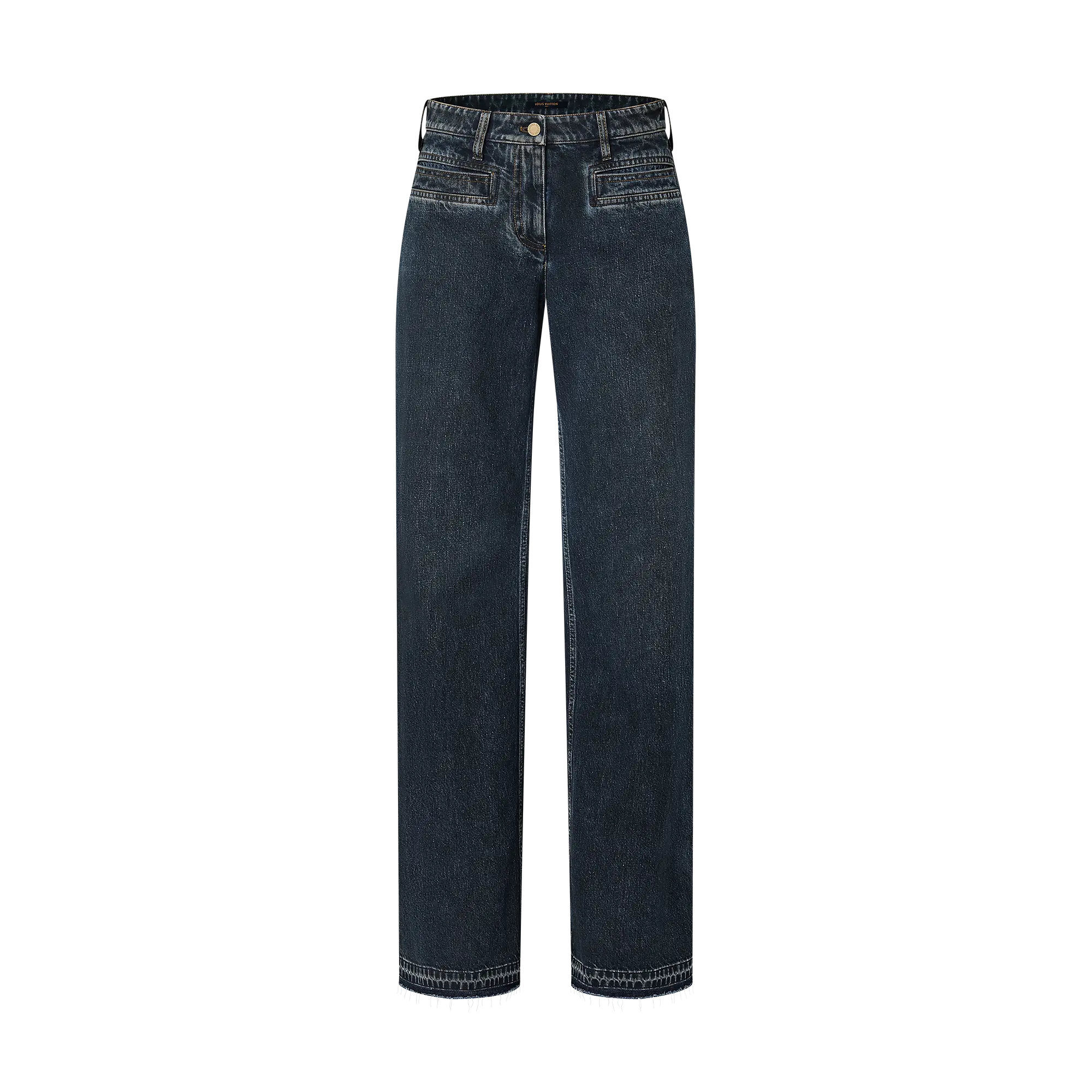 Nautical LV Patch Flared Jeans