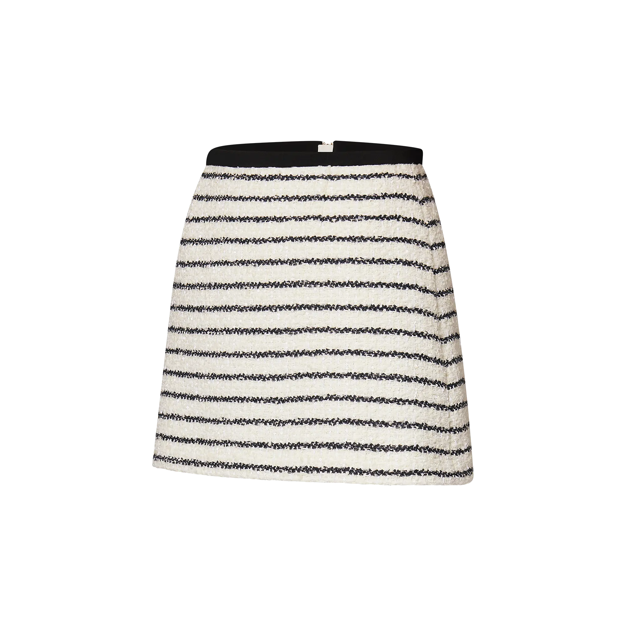 Striped Tweed Mini Skirt