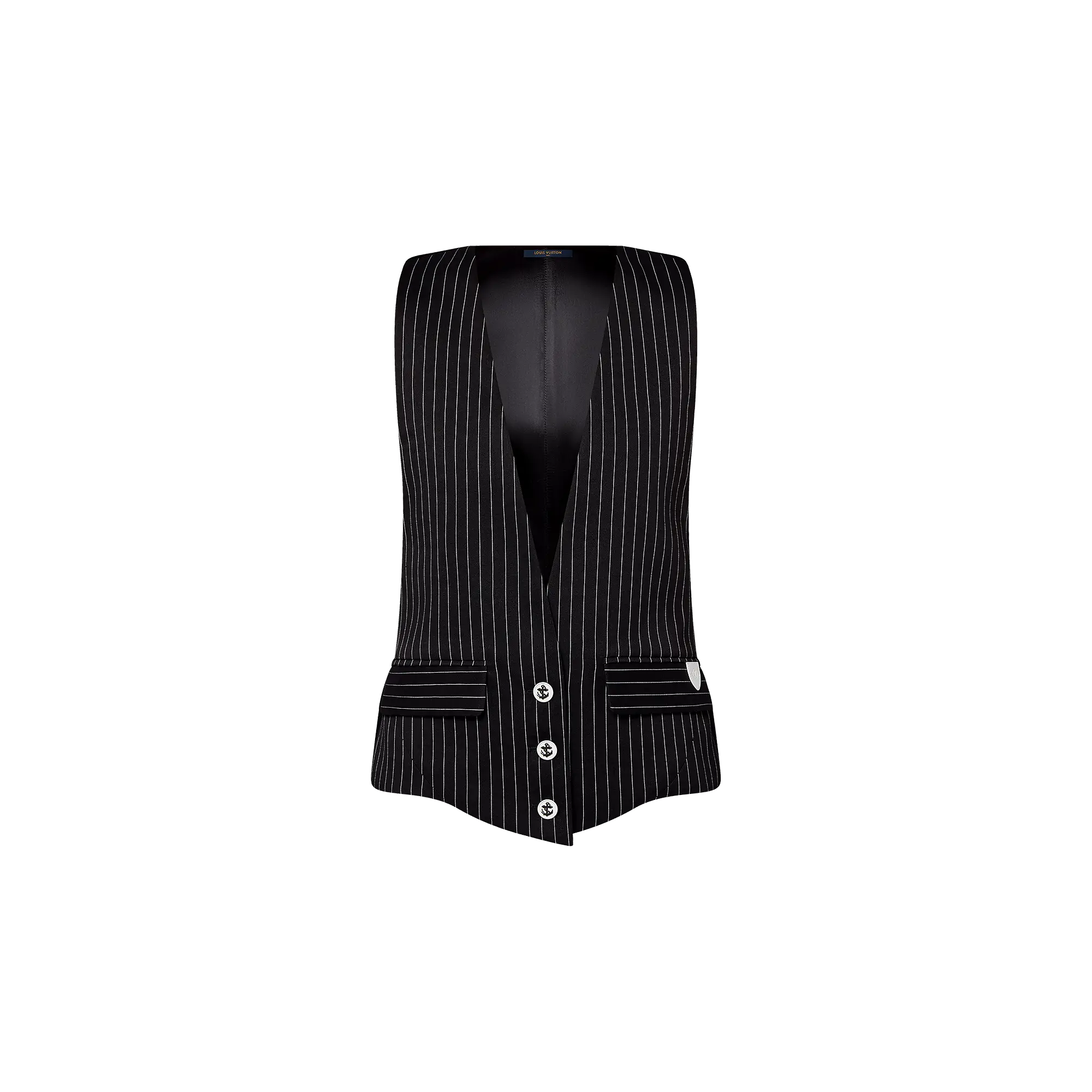 Tailored Pinstripe Waistcoat