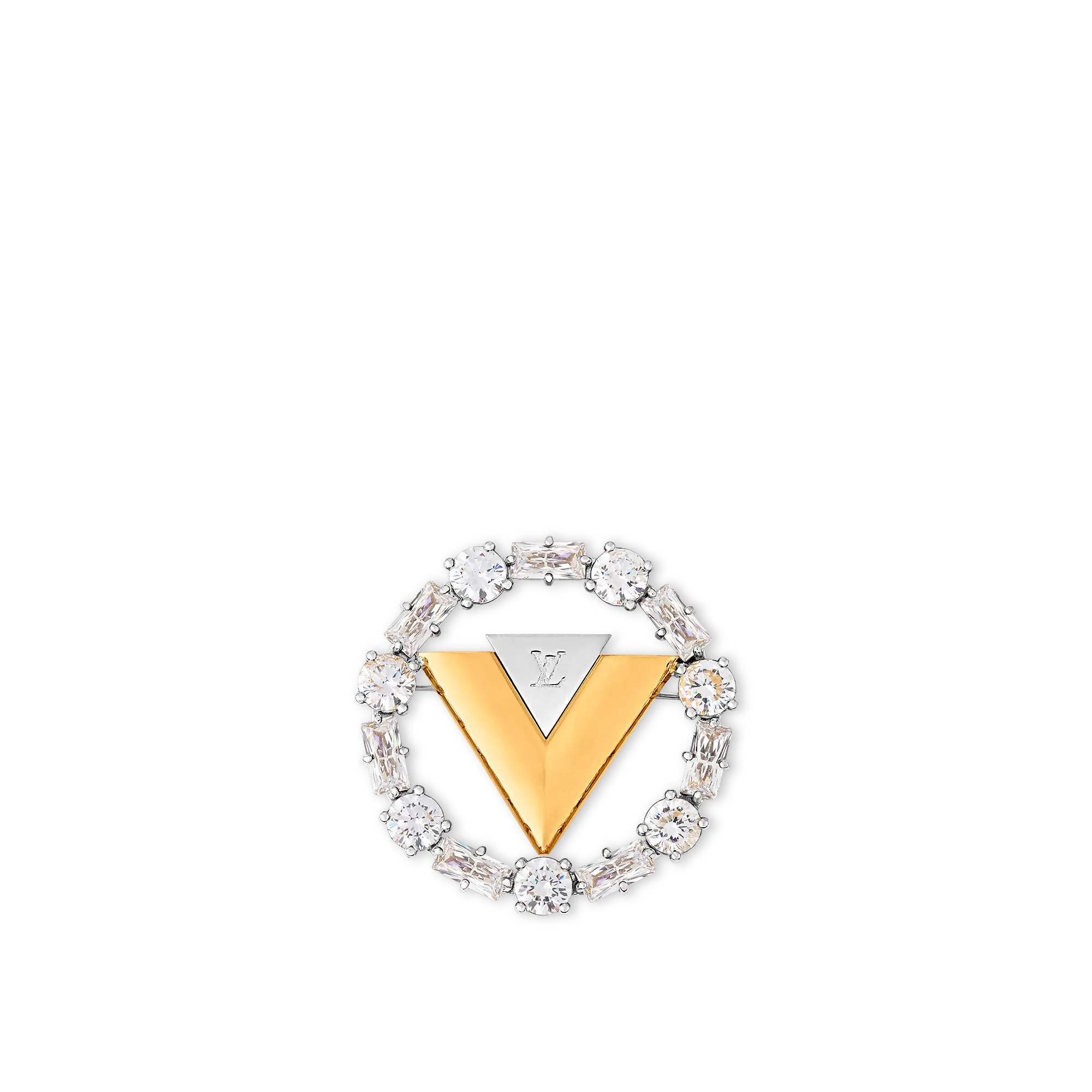 V for Vuitton Brooch