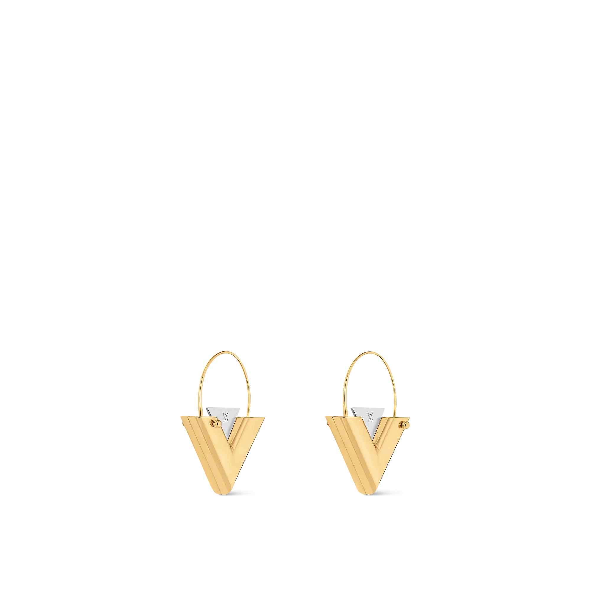 V for Vuitton Earrings