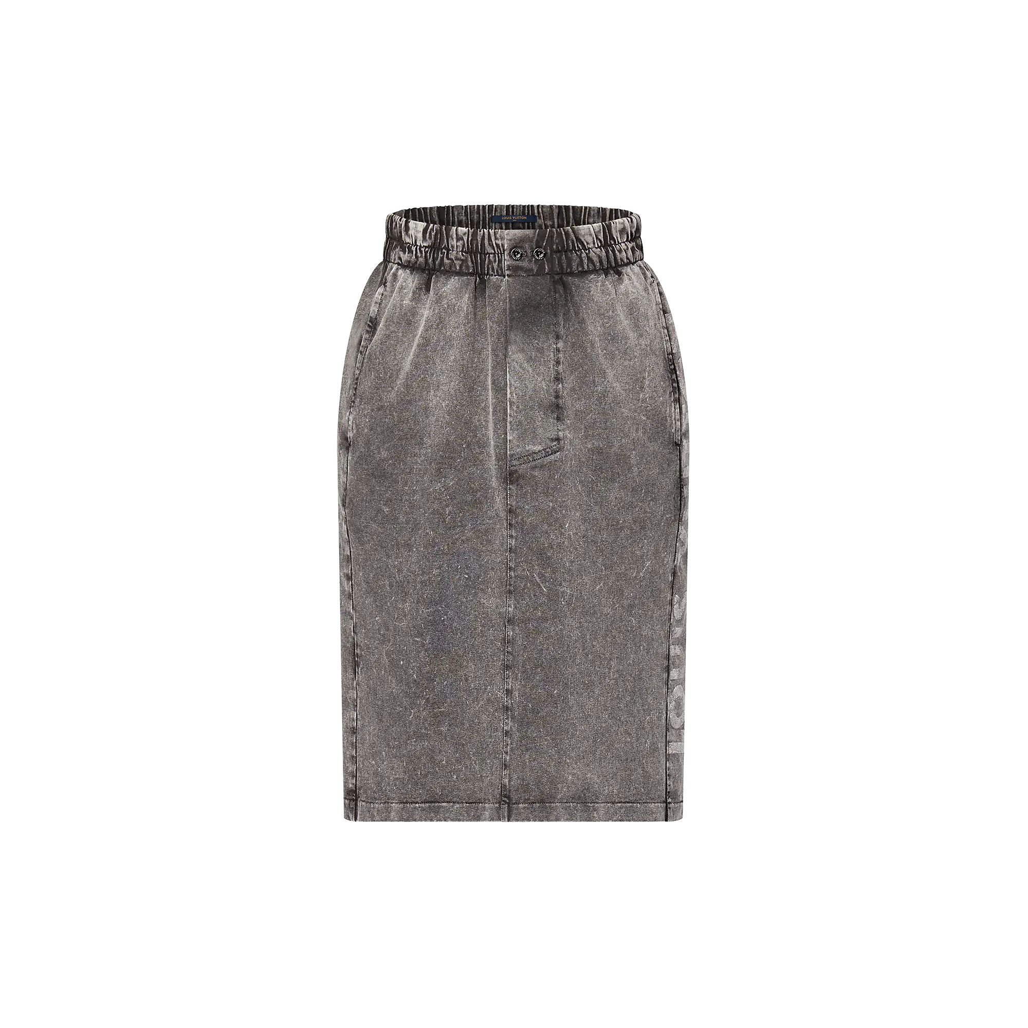 Vintage-Effect Louis Vuitton Skirt