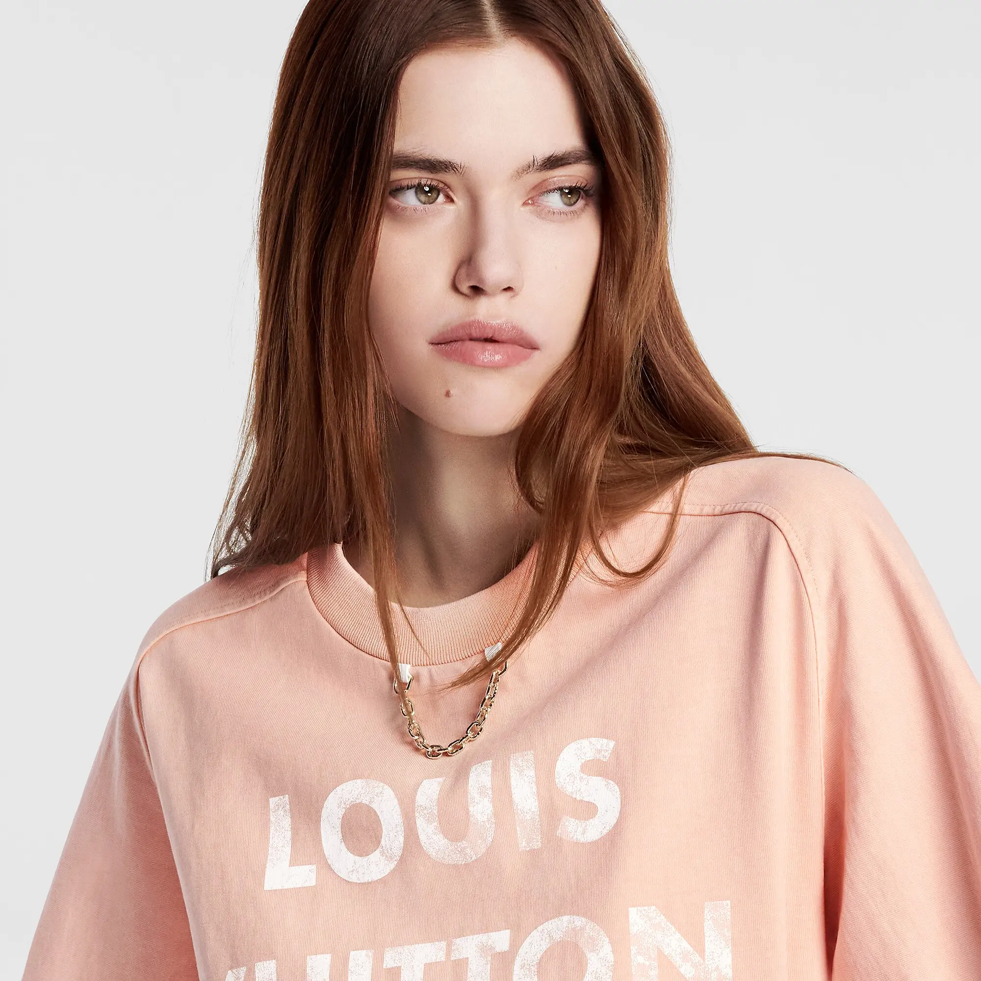 Vintage-Effect Louis Vuitton T-Shirt