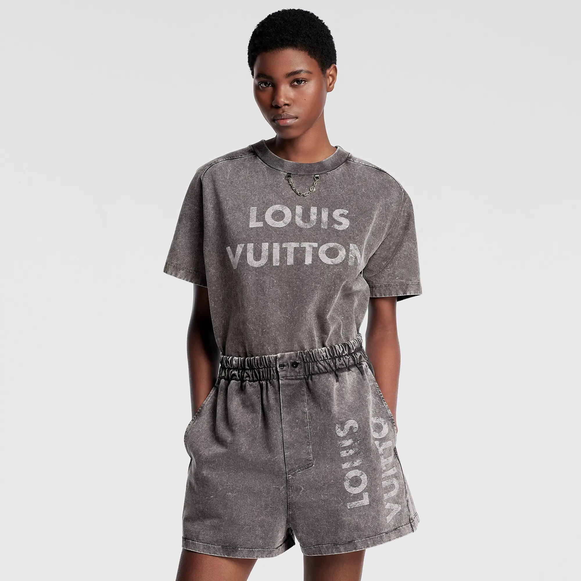 Vintage-Effect Louis Vuitton T-Shirt