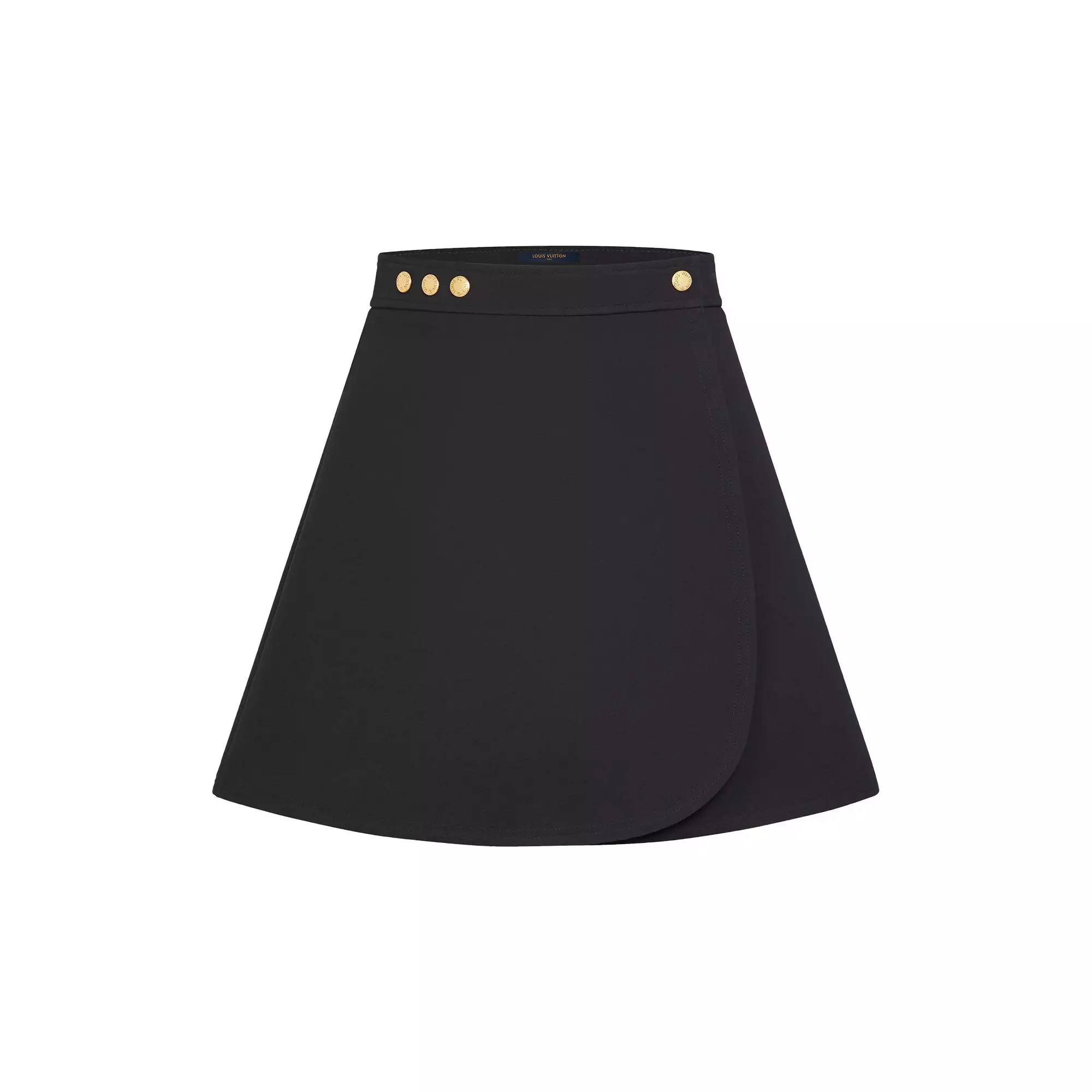 A-Line Mini Wrap Skirt