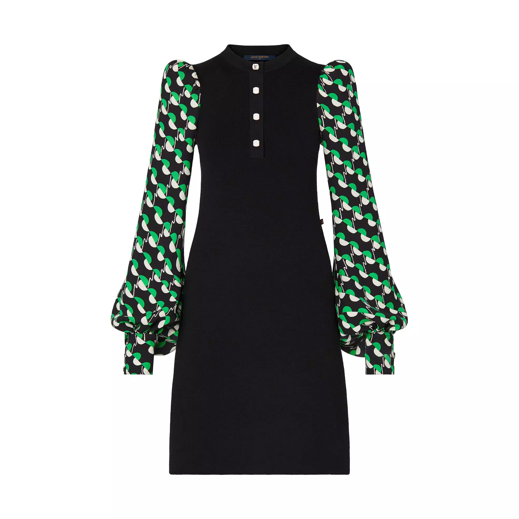 Buttoned Collar Dress