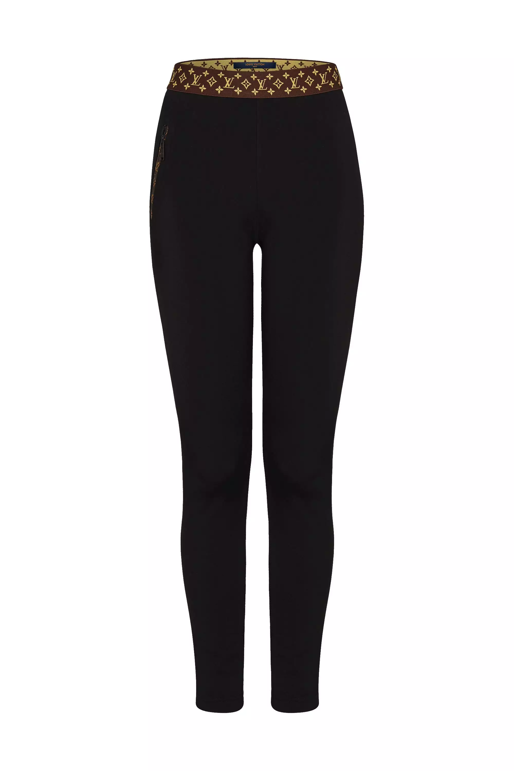 Leggings With Monogram Elastic Belt