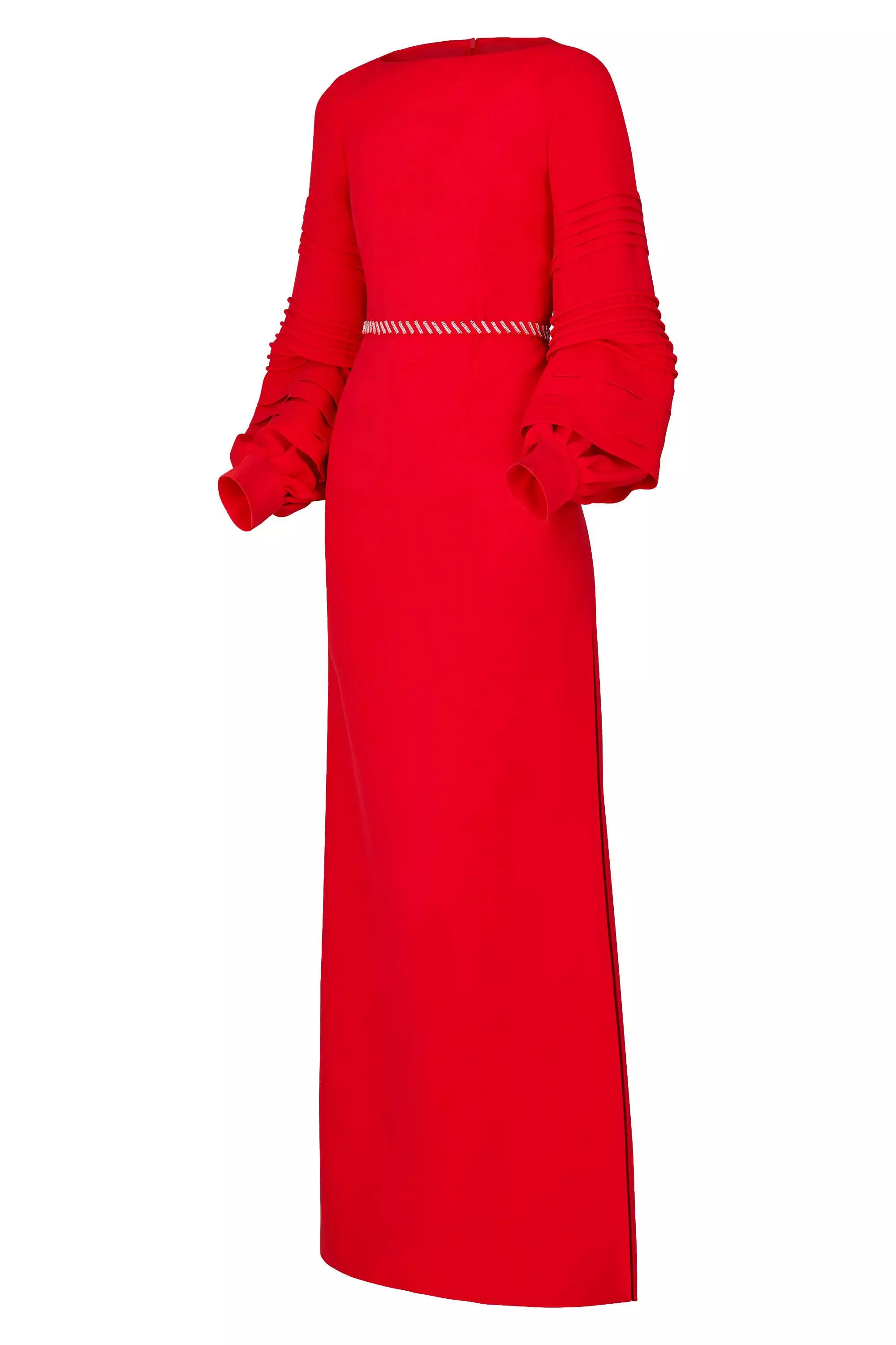 Long-Sleeved Evening Dress