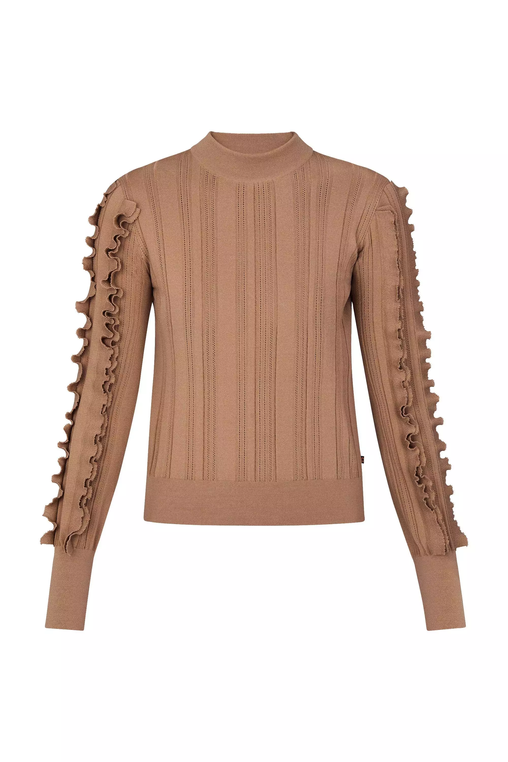 Long Sleeved Pullover With Frills