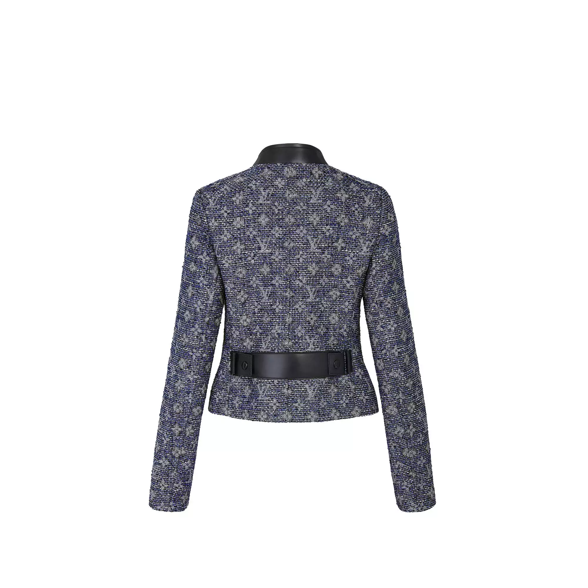 Lurex Monogram Tweed Fitted Jacket