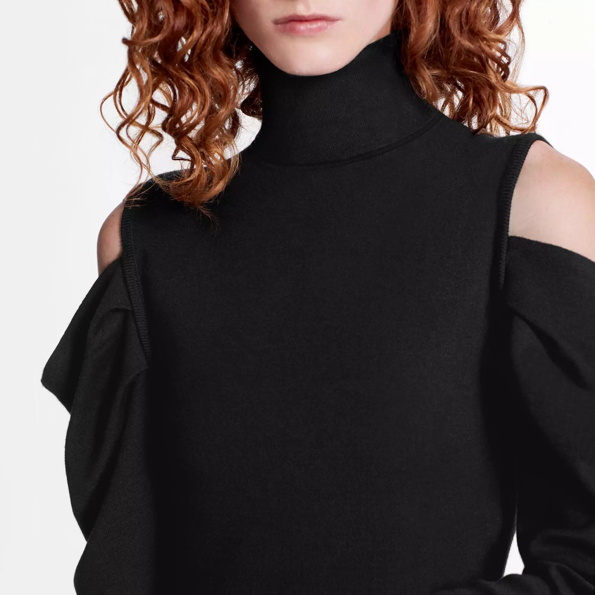 Pullover With Open Shoulders