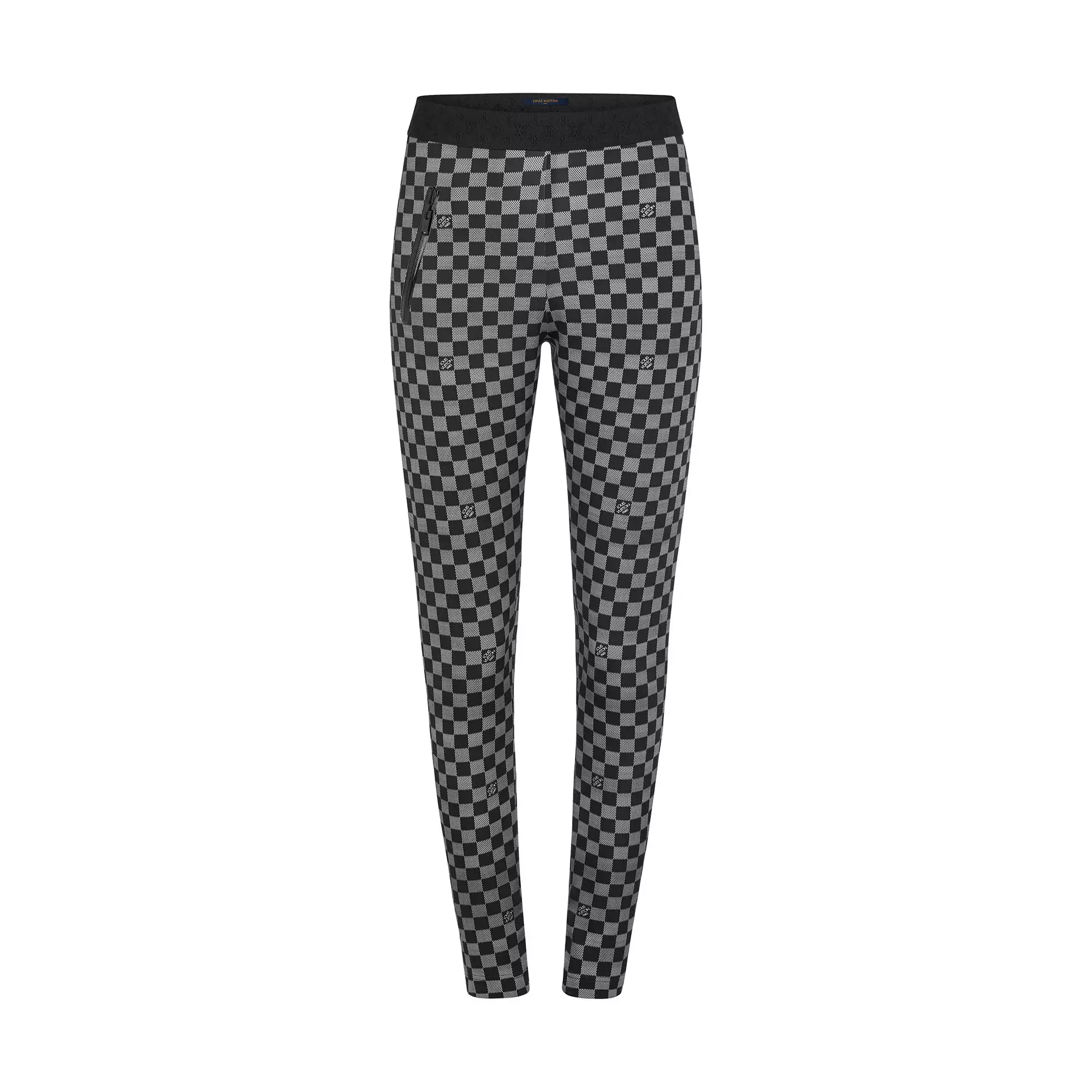 Shiny Damier Leggings