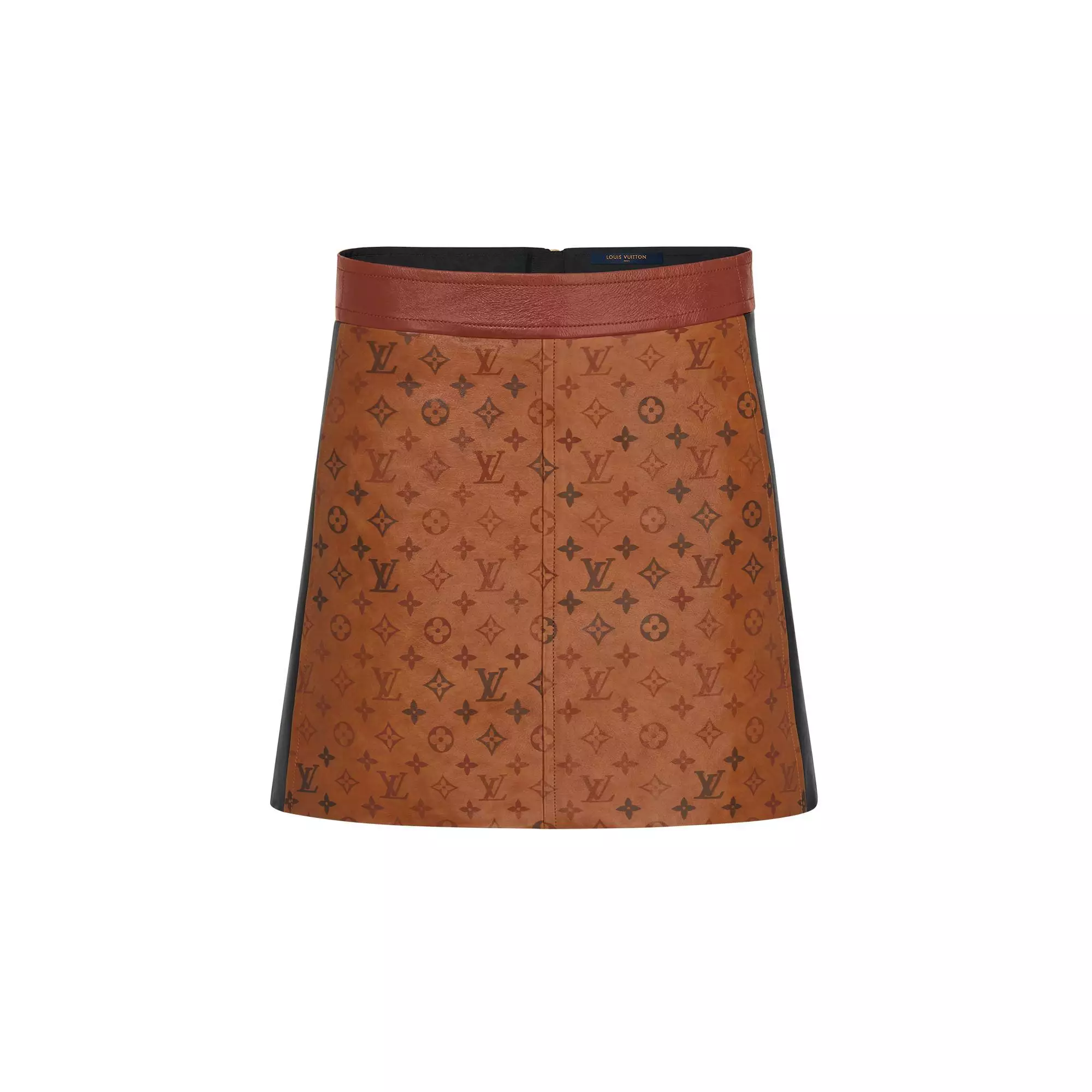 Tattoo Monogram A-Line Mini Skirt