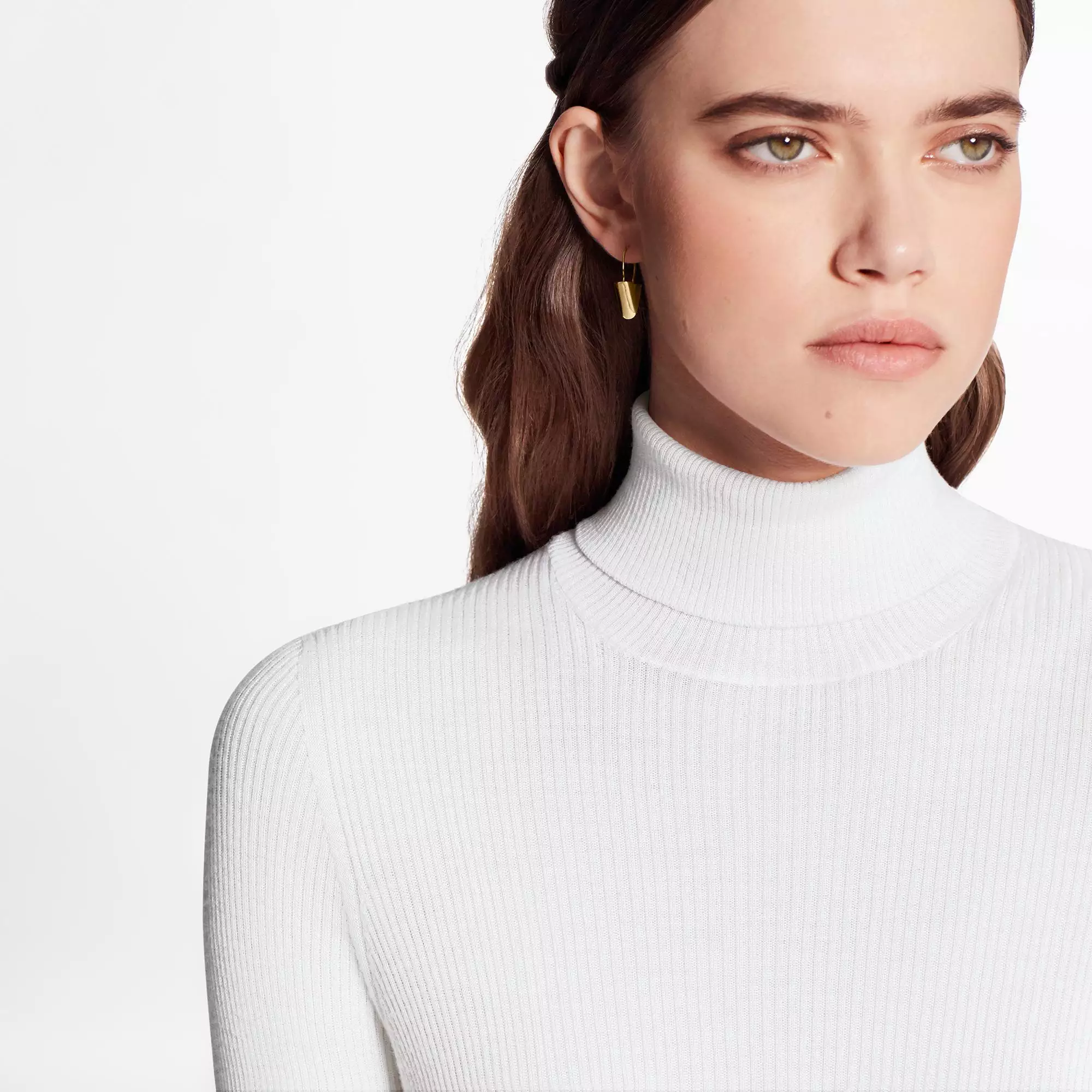 Thin Ribs Turtle Neck