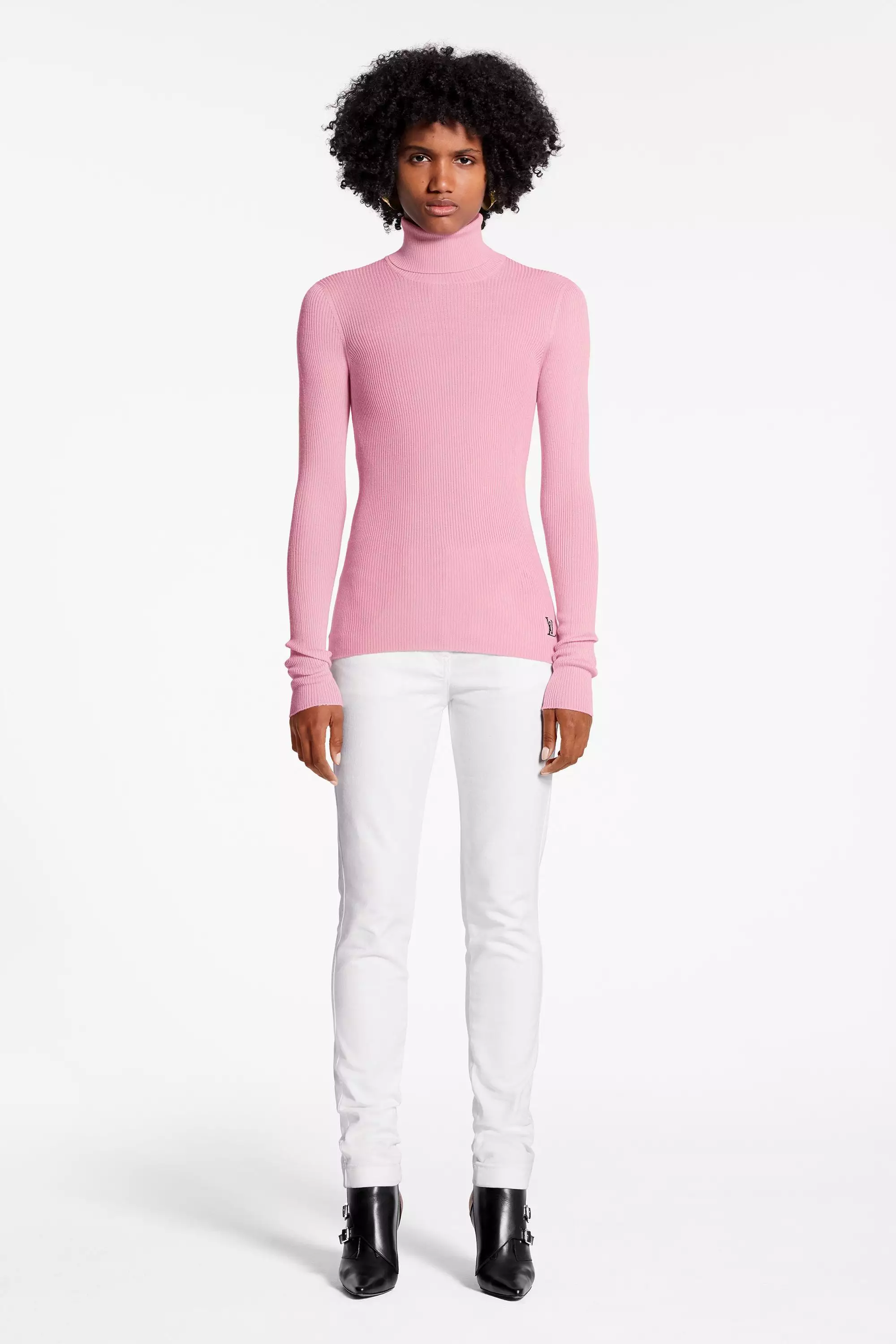 Thin Ribs Turtle Neck