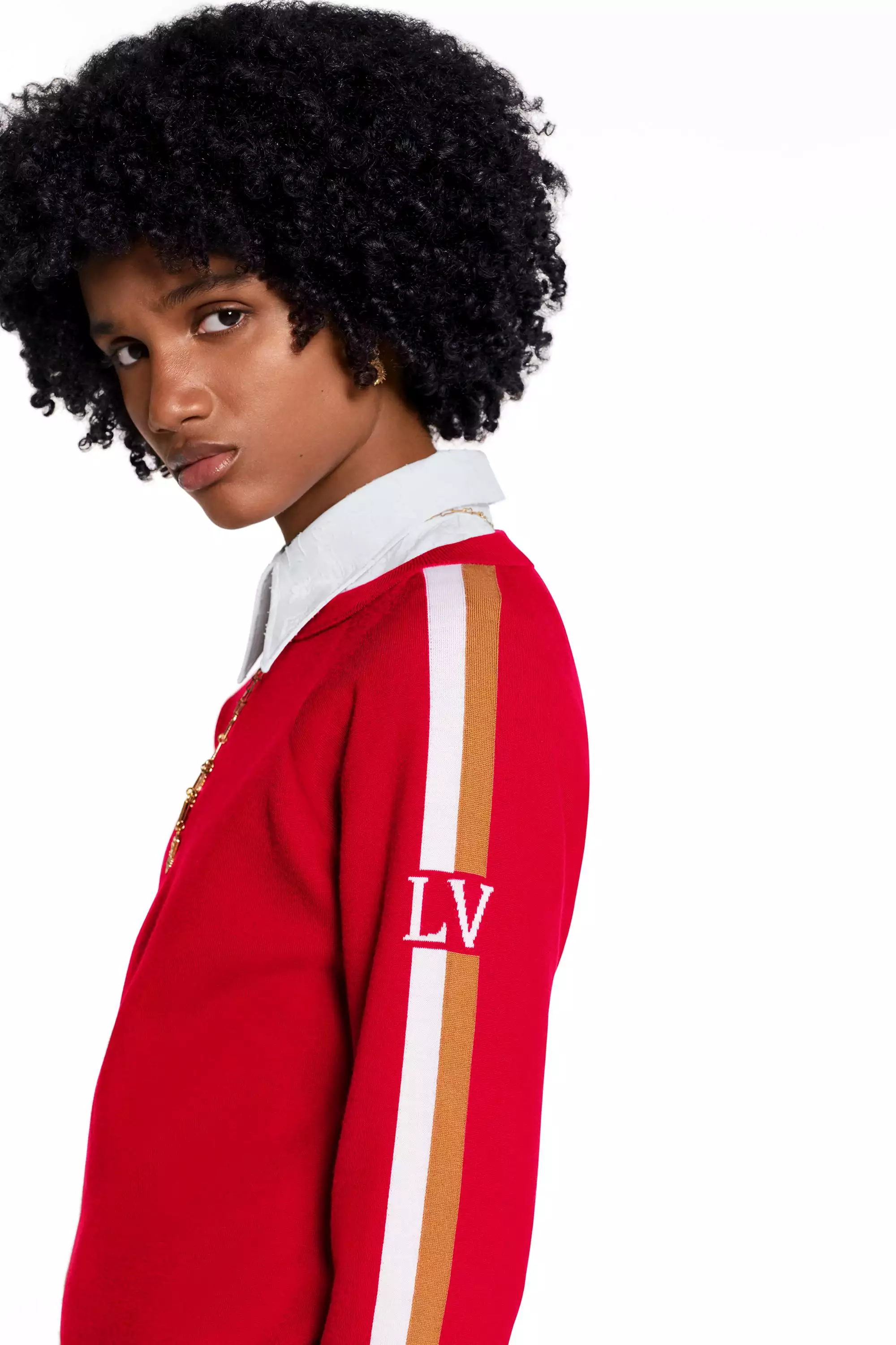 Travel Kit Cropped Pullover With LV Stripe