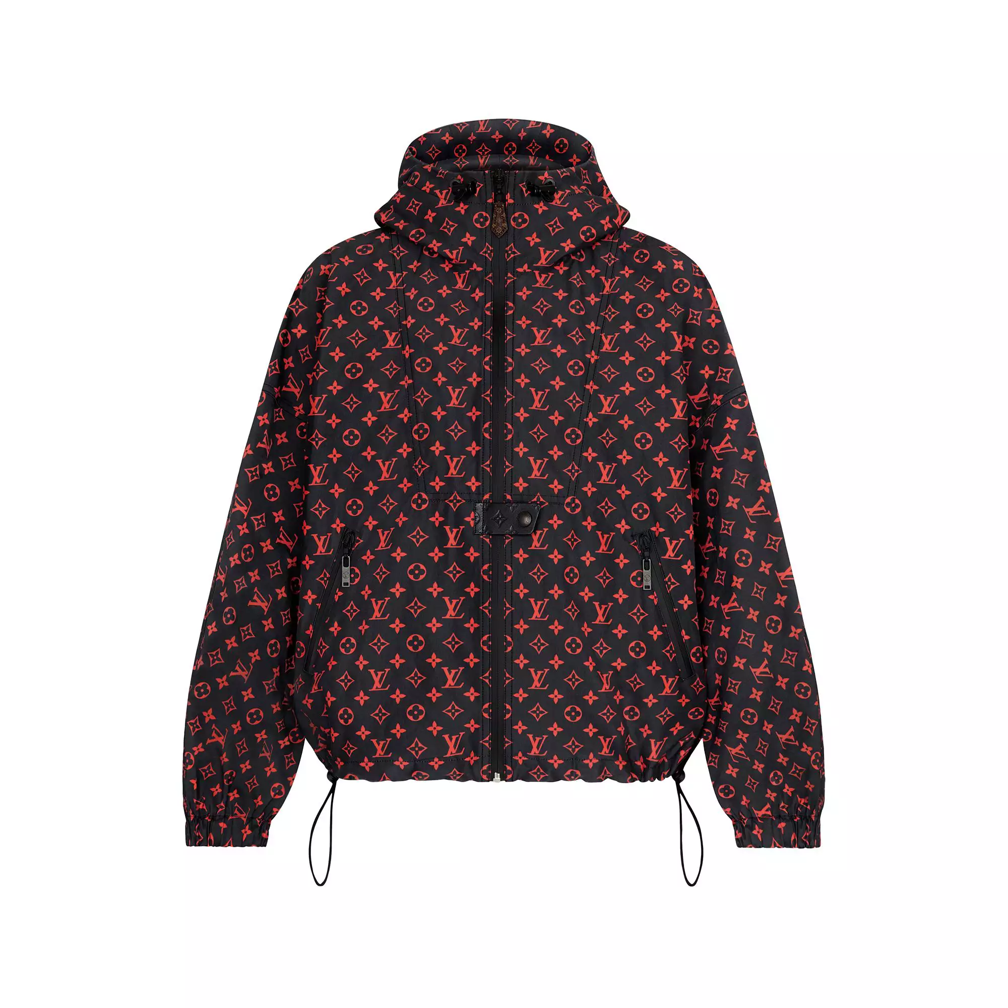 Water-Repellent Sporty Hooded Parka